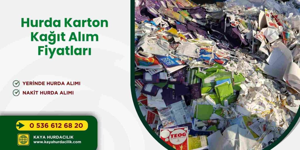 Hurda Karton Kağıt Alım Fiyatları