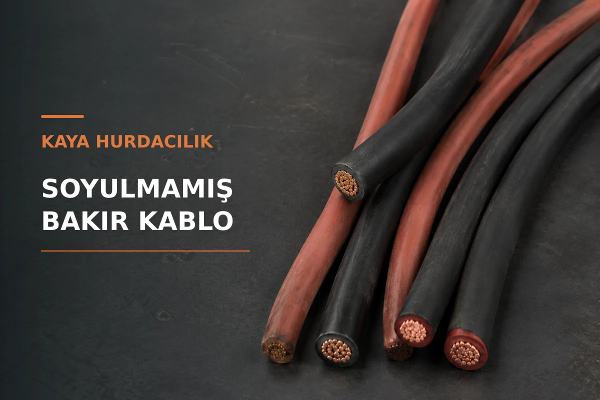 Soyulmamış bakır kablo hurdası